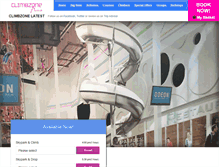 Tablet Screenshot of climbzone.co.uk